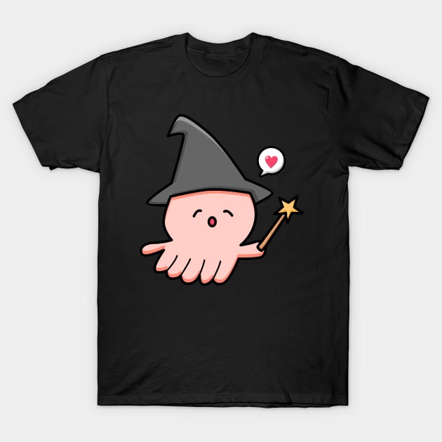 Octopus witch T-Shirt by BarnawiMT